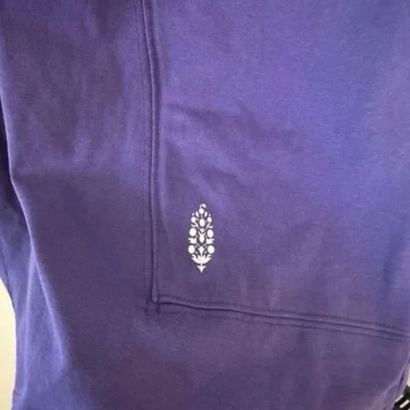 Free People Purple Short Sleeve Romper - Picture 3 of 3